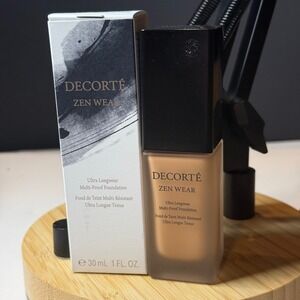 Decorte • Zen Wear Multi-Proof Foundation • N61 • Ultra Longwear • 30ml 1oz NIB